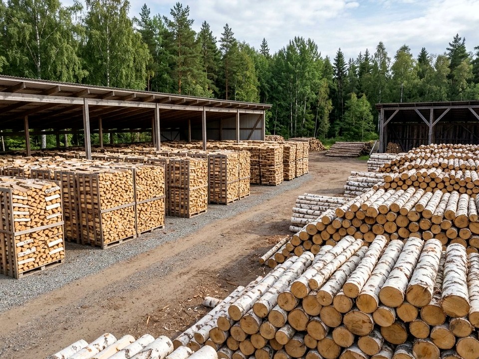 Дрова для дачи выходного дня в Иркутск